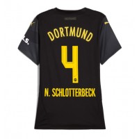 Borussia Dortmund Nico Schlotterbeck #4 Replica Away Shirt Ladies 2024-25 Short Sleeve